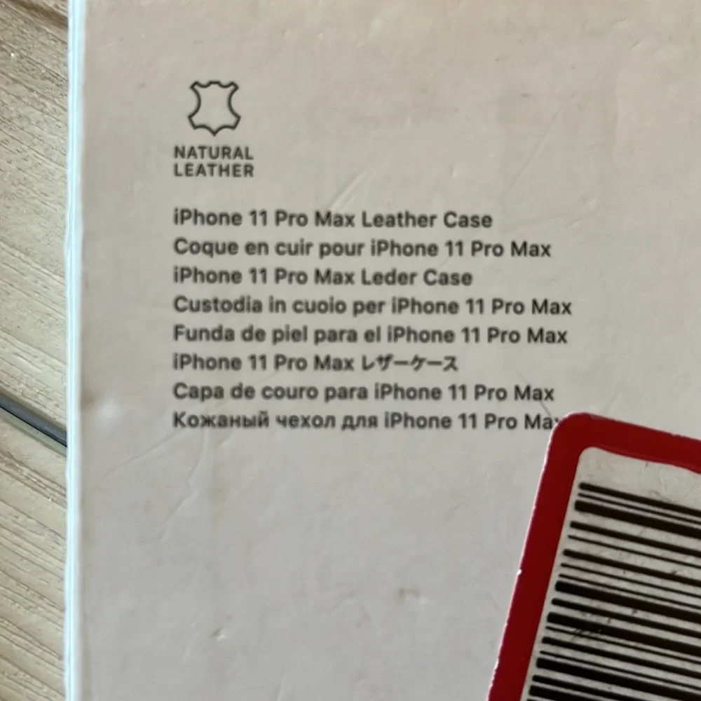 iPhone 11 Pro Max Leather Case Black-Natural Leather-Apple